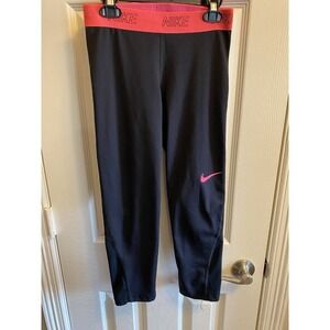 Women's Nike Compression 7/8 Length Running Training Leggings Workout Pants Yoga